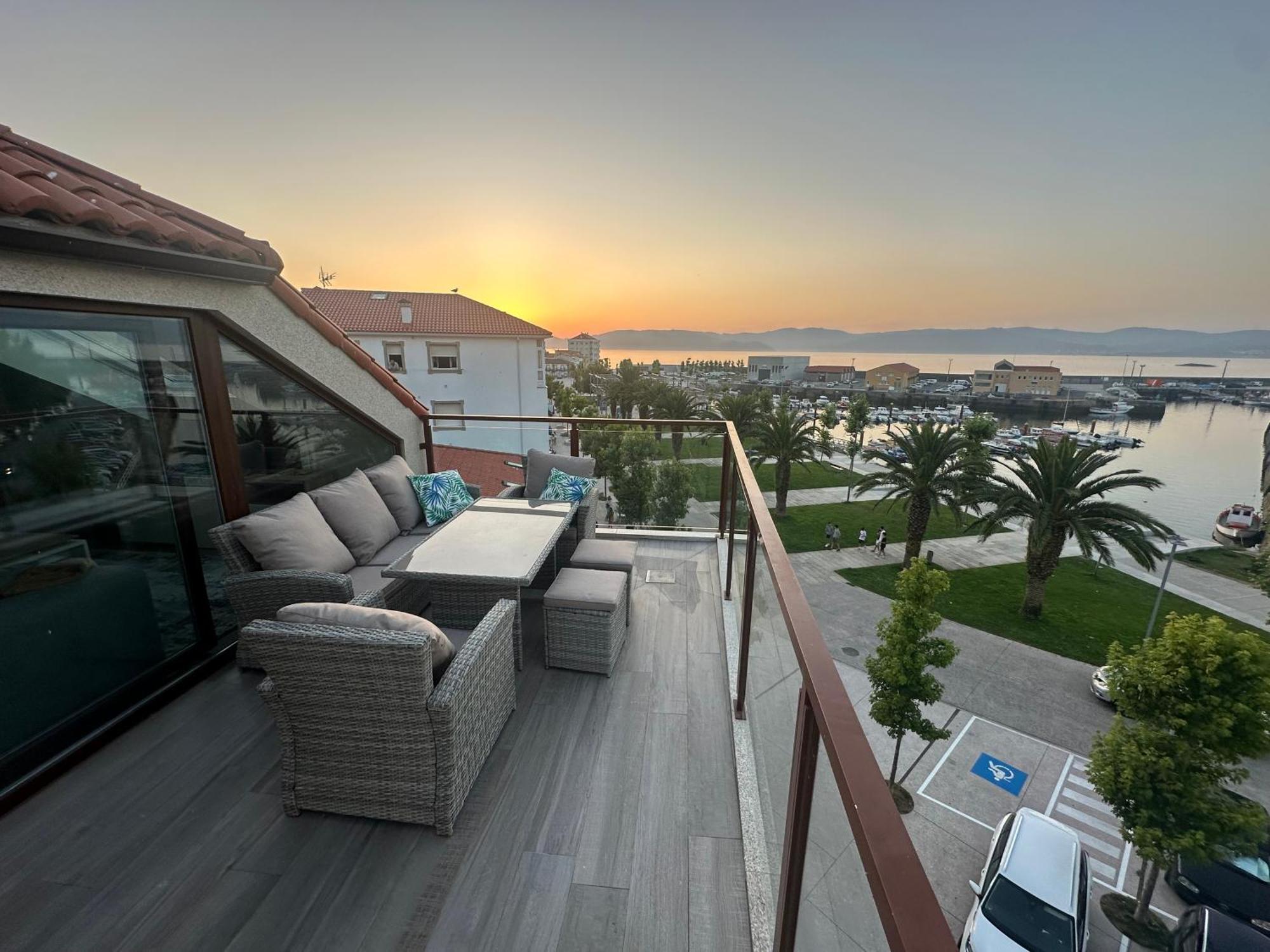 Atico Mirando O Mar Apartman Porto do Son Kültér fotó