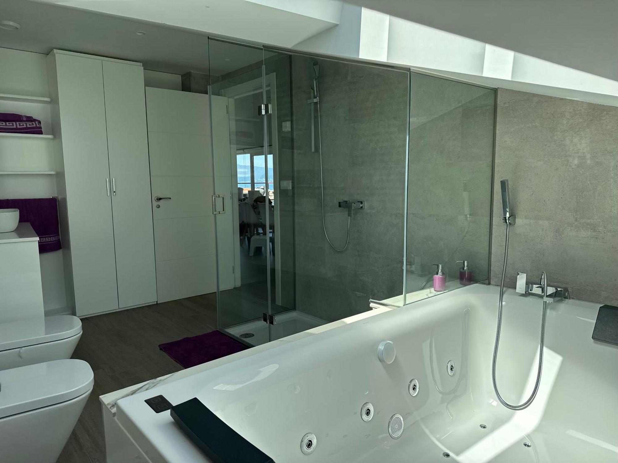 Atico Mirando O Mar Apartman Porto do Son Kültér fotó