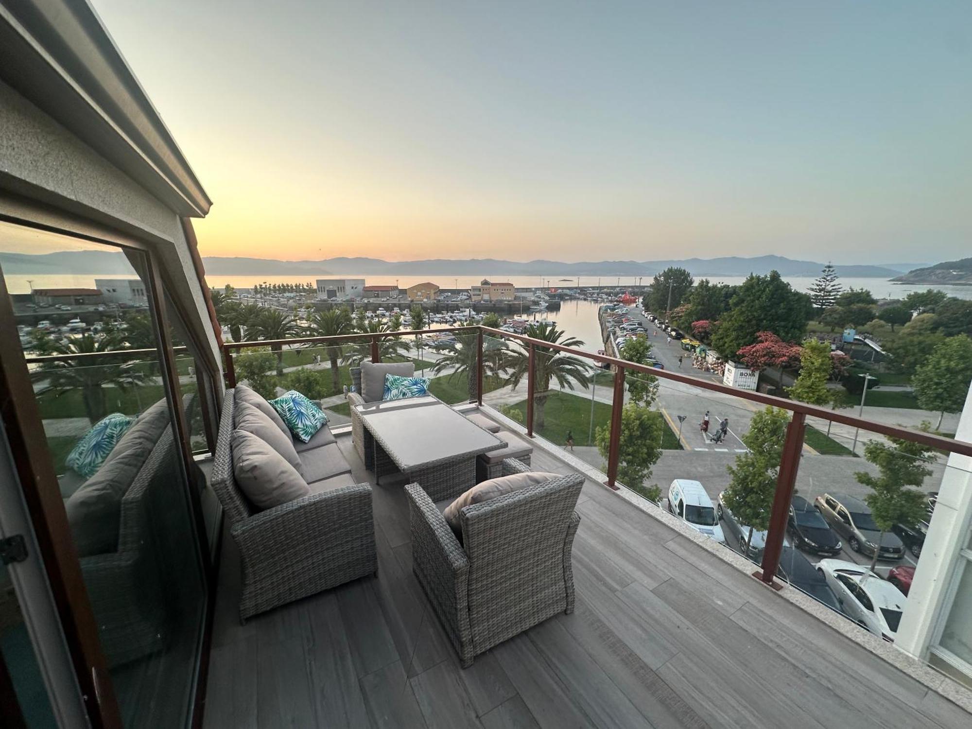 Atico Mirando O Mar Apartman Porto do Son Kültér fotó