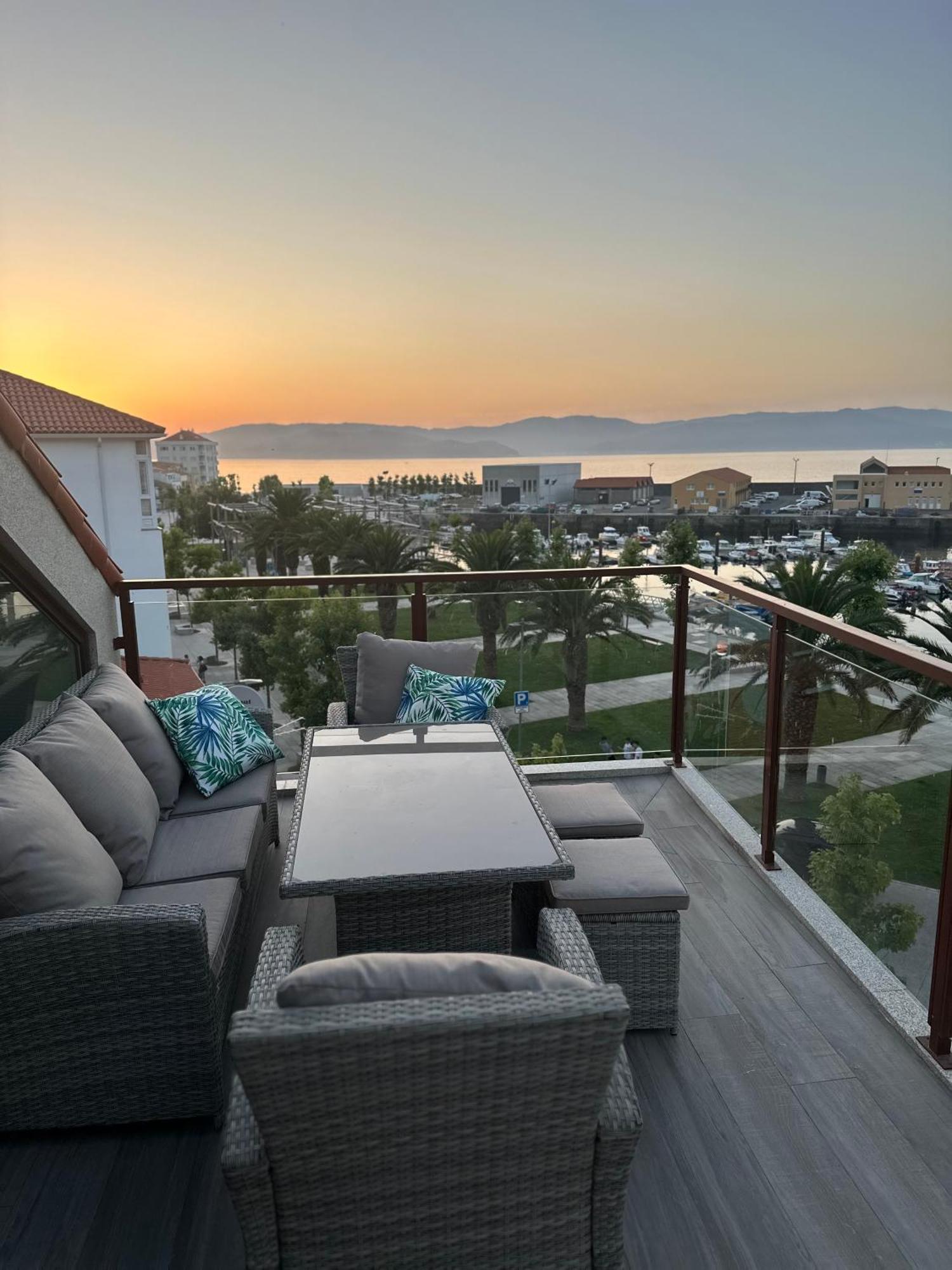 Atico Mirando O Mar Apartman Porto do Son Kültér fotó