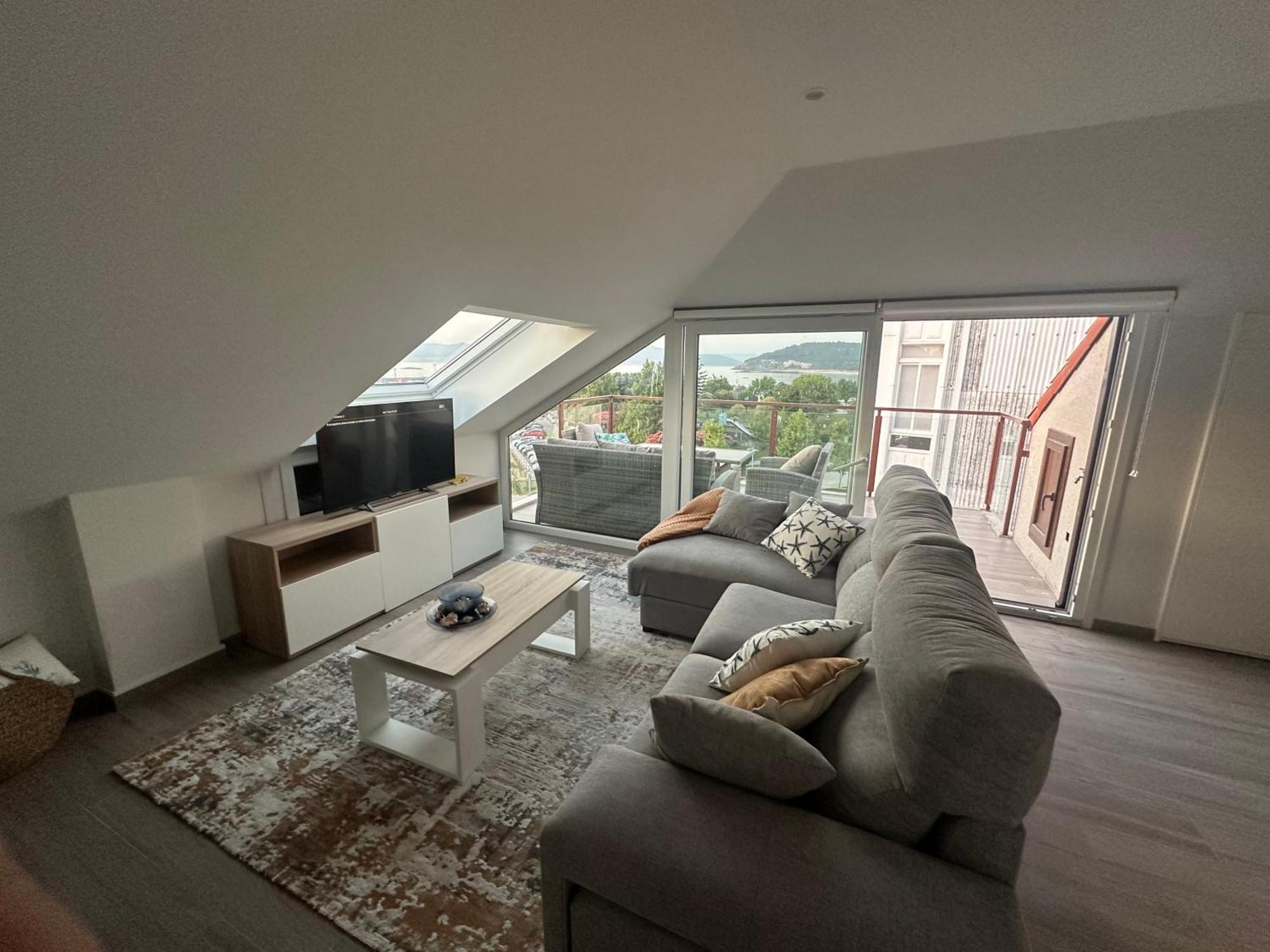 Atico Mirando O Mar Apartman Porto do Son Kültér fotó