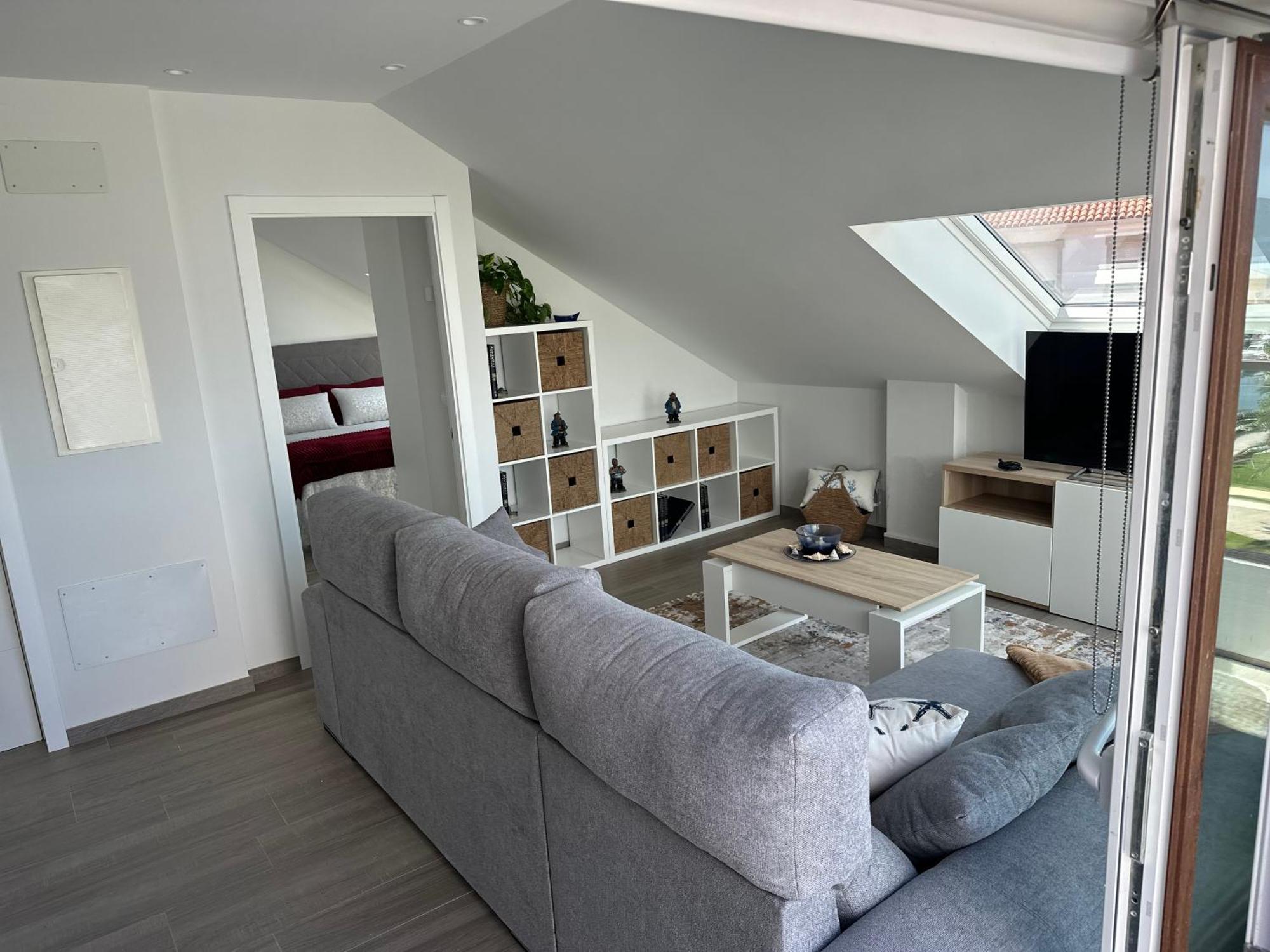 Atico Mirando O Mar Apartman Porto do Son Kültér fotó