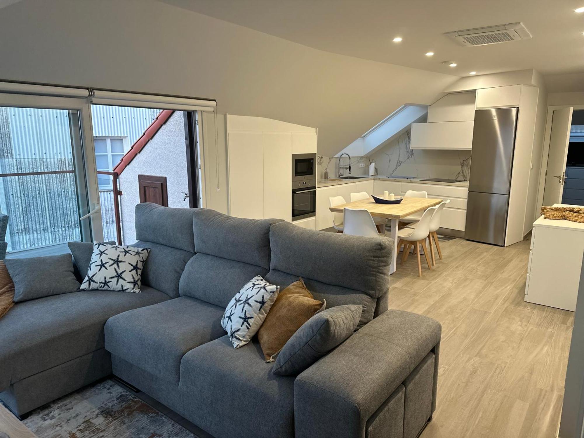 Atico Mirando O Mar Apartman Porto do Son Kültér fotó